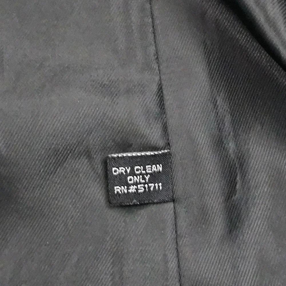 Ralph Lauren Corso Overcoat Mens Large Charcoal Grey Wool Blend Academia Classic